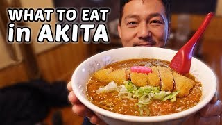 Unique Japanese Food Tour of Akita Japan