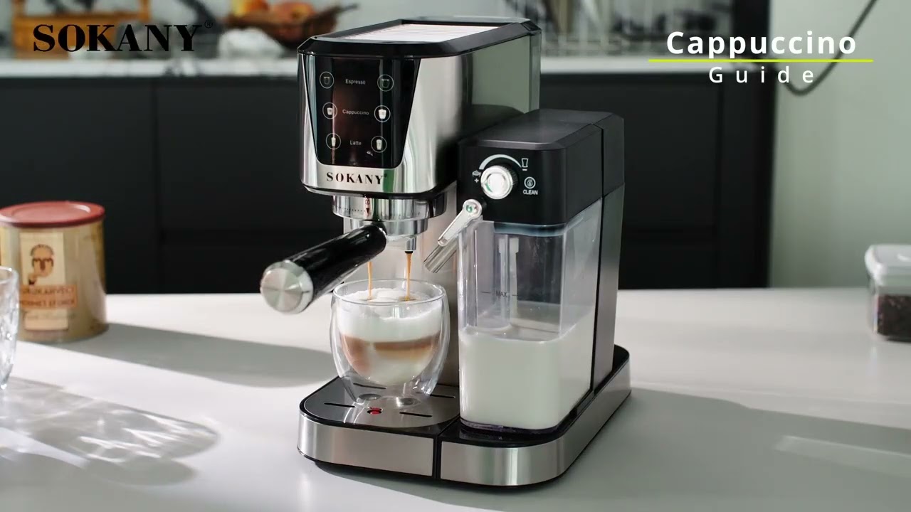 ماكينه قهوه اسبريسو سوكانى 3*1 1 لتر 1350 وات SK-04027