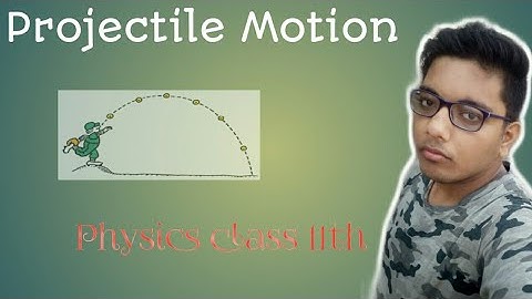Projectile motion class 11th physics by study zone animated