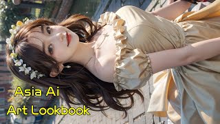 4K Ai Art Japan Lookbook Model Video - Worst Quality 룩북 