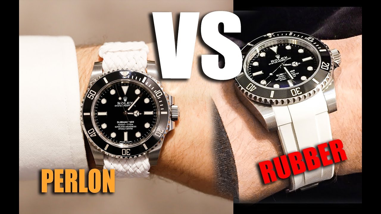 Watch Straps: Perlons vs Rubber - YouTube