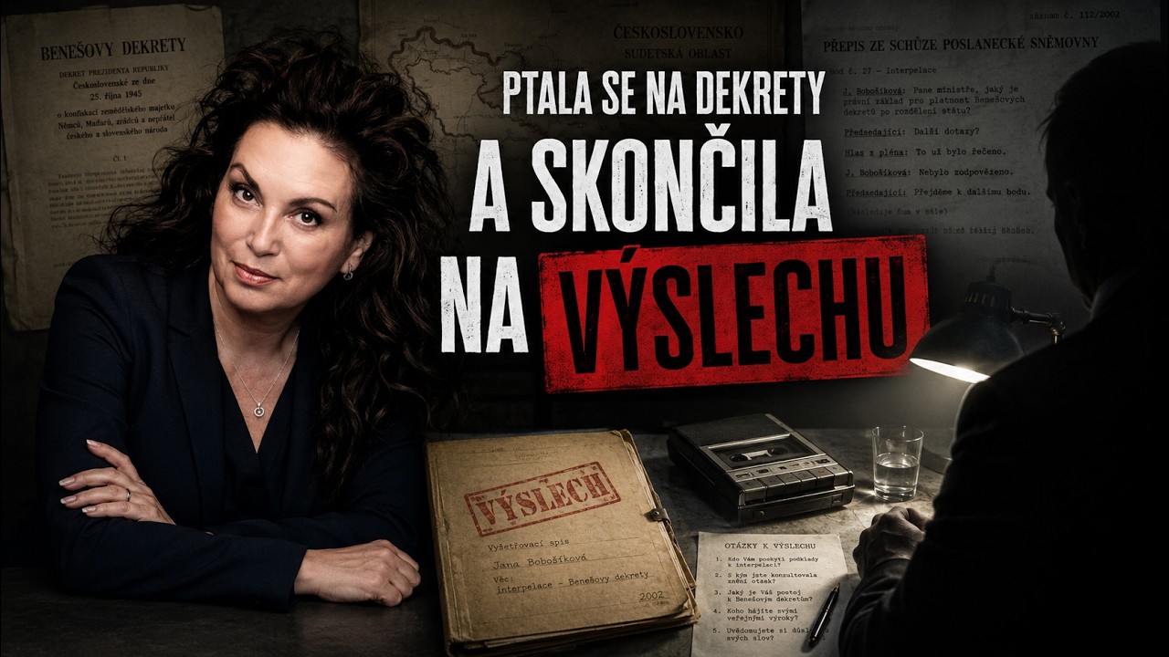 Landsmanšaft vs. ČR: Proč policie vyšetřovala Bobošíkovou za otázky?