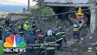 Rescuers Search For Survivors Following Deadly Landslide In Italy