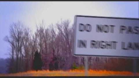 Work Zone "Merge Left"