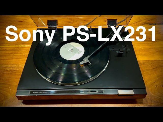 Sony PS-LX231 Turntable Demo - YouTube