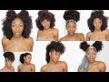 NATURAL HAIRSTYLES || Short/ Medium Hair