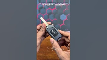 Flip Key convert for Honda City, Civic, Jazz, Amaze, CR-V, WR-V, BR-V #flipkey #shorts