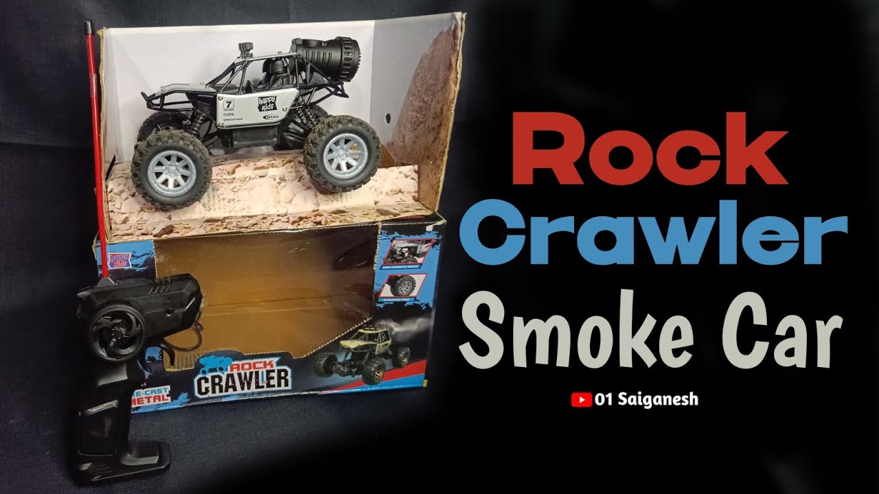 Big Size Metal Body 4x4 Remote Control Rock Crawler Smoke Car with Battery