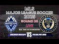 Vancouver Whitecaps vs Philadelphia Union Live Scores ⚽