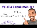 Calcul De Limite D Une Fonction Rationnelle