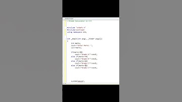 Grade Calculator in C++|C++ Tutorial|C++ Programming #coding #ccode #cppcode #cppprogram #cpphub