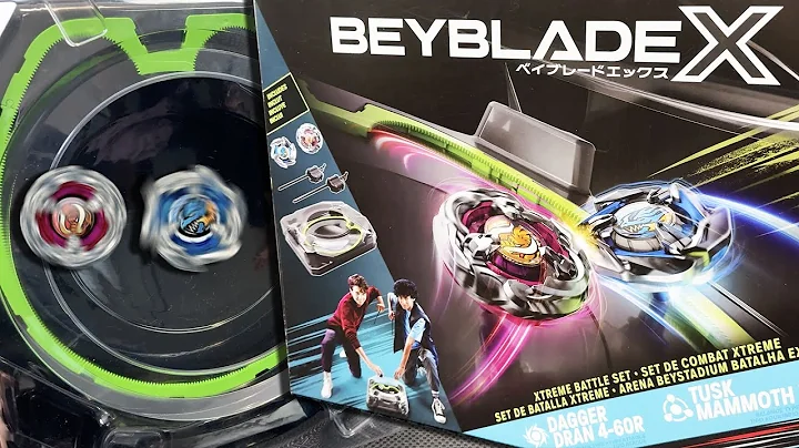 HASBRO'S NEW X STADIUM! | Xtreme Battle Set Unboxing (Dagger Dran + Tusk Mammoth Beys) | Beyblade X