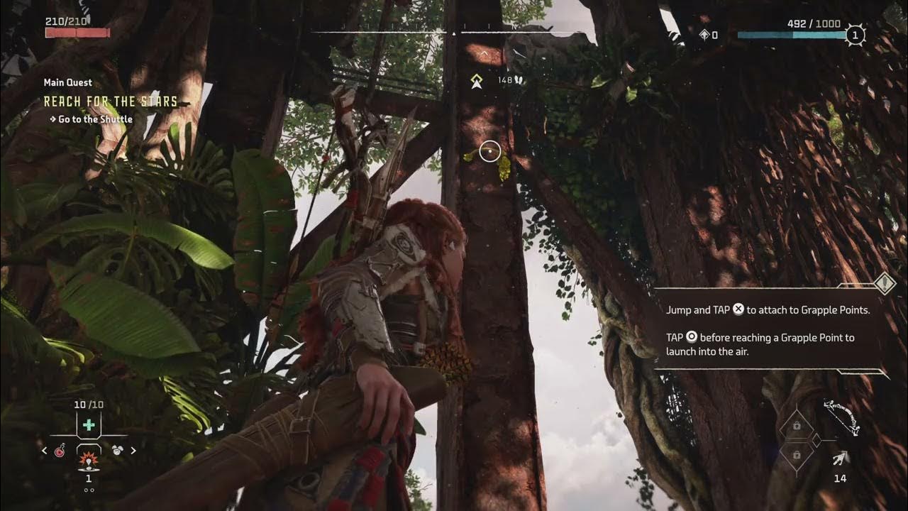 Horizon Forbidden West grapple jump YouTube