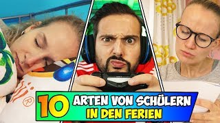 10 Arten Von Schülern In Den Ferien Zocker, Streberin, Gammlerin...