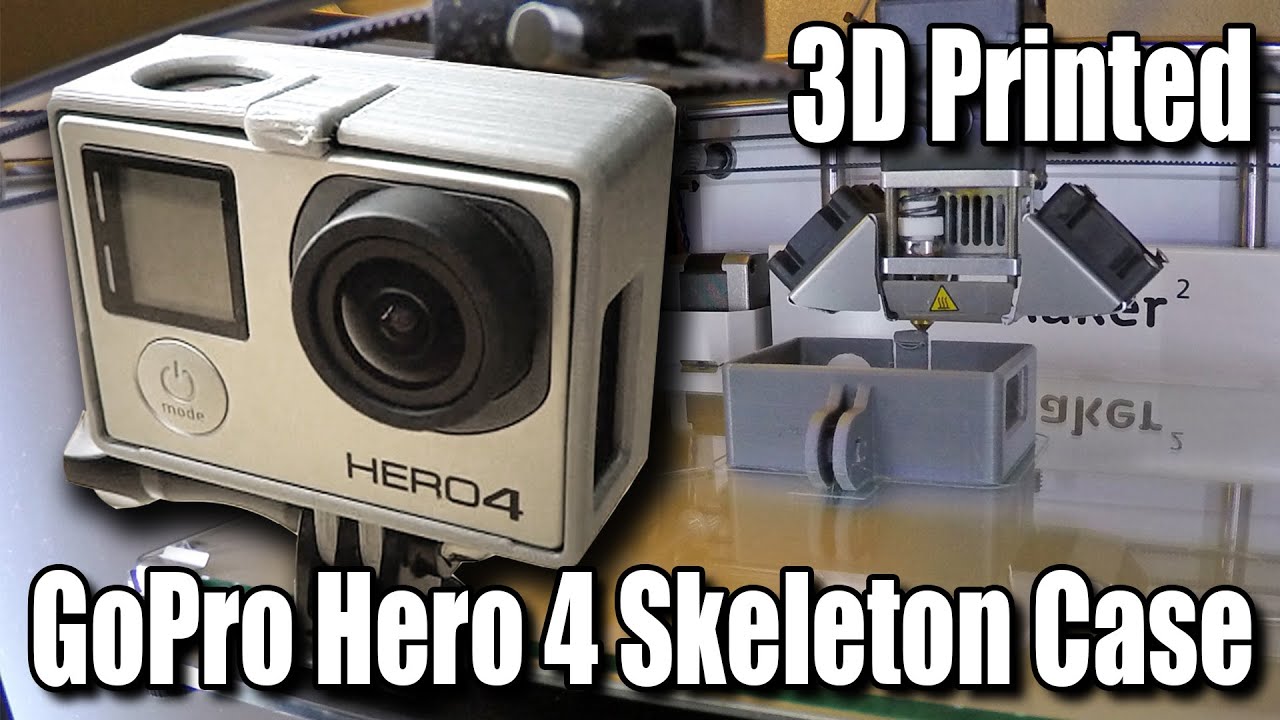 3d Print Your Own Gopro Cases And Save Time Money Youtube