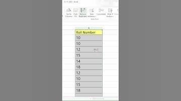 Remove Duplicacy #excel #viral #shorts