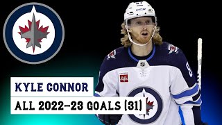 Kyle Connor (#81) All 31 Goals of the 2022-23 NHL Season