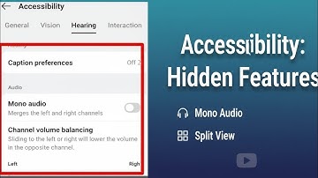 Accessibility Hearing Settings 🎧 #youtubeindia 