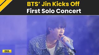 BTS’ Jin Kicks Off First Solo Concert With RM, J-Hope, & Taehyung Cheering & Dancing In Support