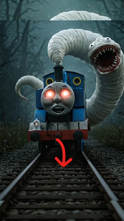 kereta thomas hantu laba-laba | thomas exe crused. #train #thomas #thomasexe