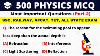 500 Physics MCQ | Part-2 | Physics Important Questions | General Science for Competitive Exams screenshot 3