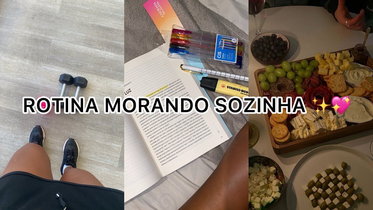 ROTINA MORANDO SOZINHA 