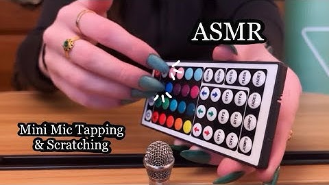 ASMR Tapping & Scratching Random Items With The Mini Mic! No Talking