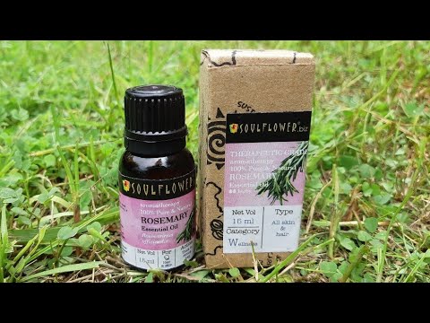 Soulflower rosemarry essential oil review| बालों को तेजी से बढ़ाने वाला essential oil| pure& natural