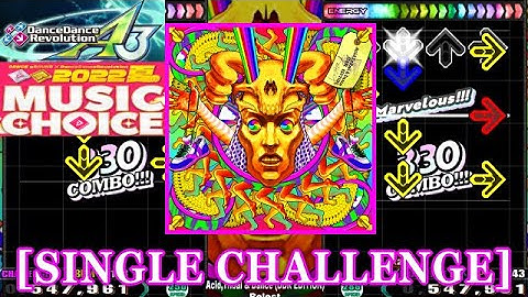 【DDR A3】 Acid,Tribal & Dance (DDR EDITION) / Relect [SINGLE CHALLENGE] 譜面確認+Clap