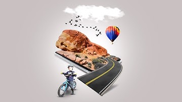 How to create 3D Mobile Pop Out effect | Photo Manipulation | Photoshop Tutorial