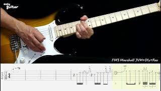 Scorpions - Wind Of Change Guitar Solo Lesson With Tab (Slow Tempo)