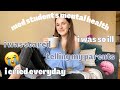 STUDENT MENTAL HEALTH STORY TIME | Spilling the tea on my eating disorder, depression &amp; anxiety