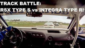 Acura RSX Type S vs. Acura Integra Type R - Track Battle!