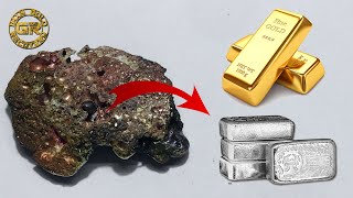 How to Separate Gold & Silver From Copper | Gold Recovery | Silver Recovery