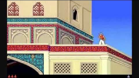 PRINCE OF PERSIA 2 LEVEL (1_16) Classic [ MS-DOS ] first level. Running away from the guards