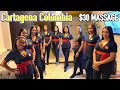 Cartagena colombia uncut sneak peak in a 15 girl massage parlor in walled city downtown full tour