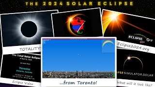 the total solar eclipse of april 8, 2024 from toronto, on