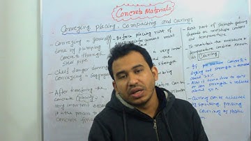 Design of Concrete Structure (Bangla) || Lecture 10: Concrete Materials : Conveying & Curing