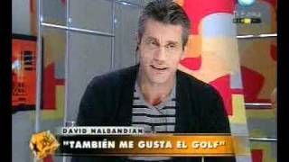 DAVID NALBANDIAN EN &quot;ELEGANTE SPORT&quot;( TV PÚBLICA ) - PARTE 2/3.