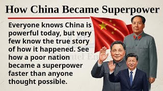 How China Became a Superpower || 🇨🇳📈 Learn English Through Story Level 2 || Graded Reader 🎧