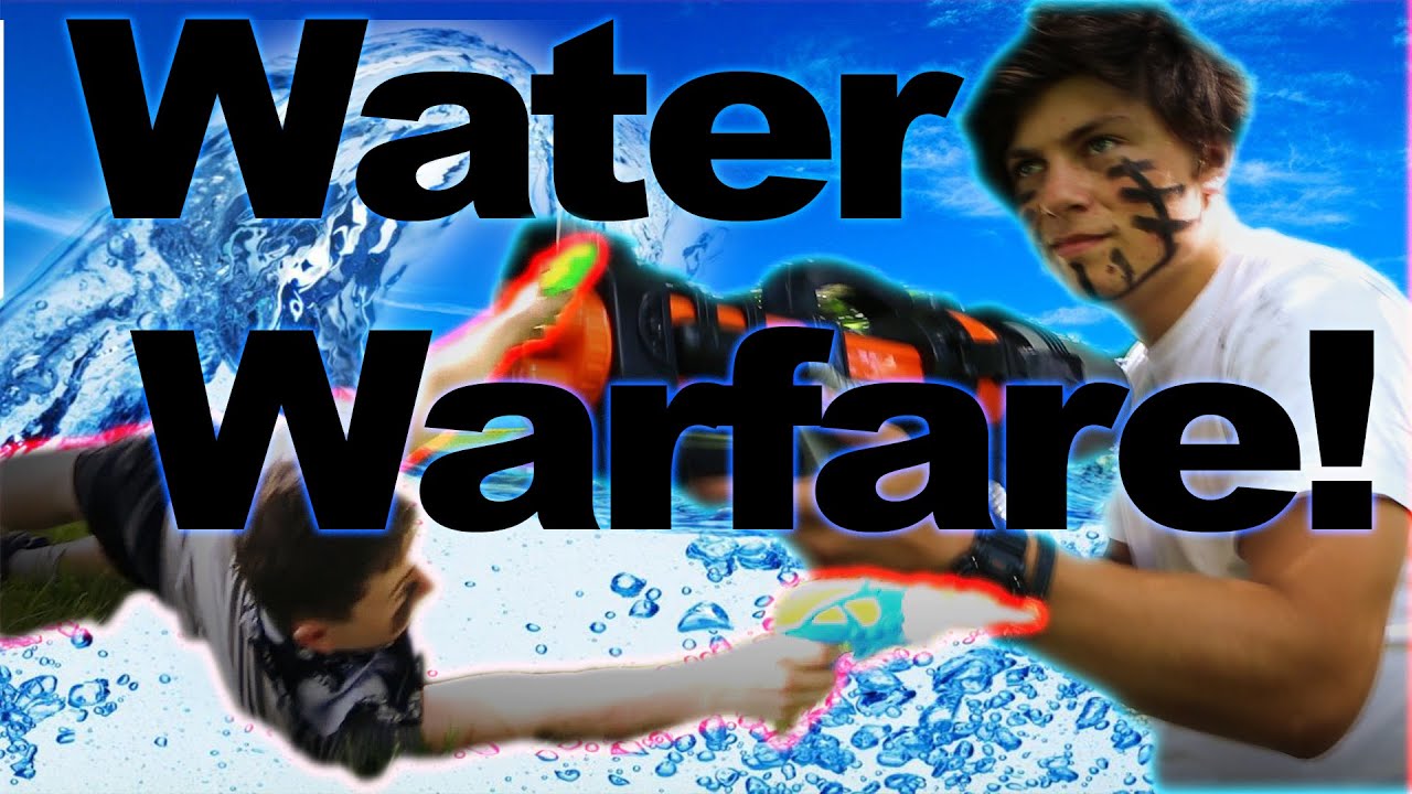 Epic Water Gun Fight YouTube