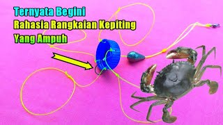 Tutorial membuat rangkaian pancing kepiting dari tutup botol