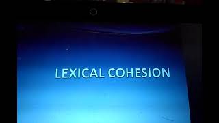 Lexical Cohesion