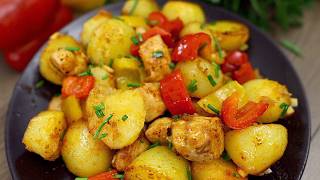 Ich koche dieses Kartoffelgericht oft zum Abendessen – einfach und lecker!