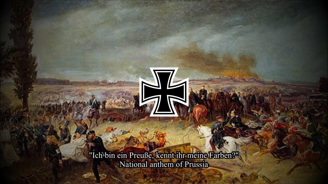 "Ich bin ein Preuße, kennt ihr meine Farben?" Old national anthem of Prussia (piano version