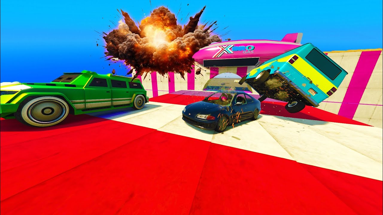 Está carrera de larga distancia más peligrosa de todo el juego - GTA V ONLINE 