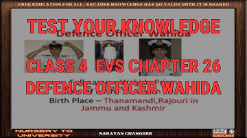 CLASS 4  EVS CHAPTER 26 DEFENCE OFFICER WAHIDA