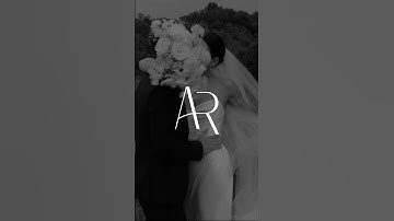 Elegant, luxury wedding custom monogram A+R  #logo #monogram #graphicdesign #weddinglogo