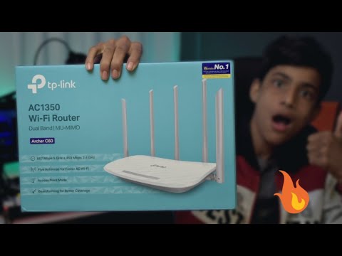 Tp-Link Archer C60 Ac1350 Dual Band Router Unboxing + Review  | Under 2000 Rupees Best Router