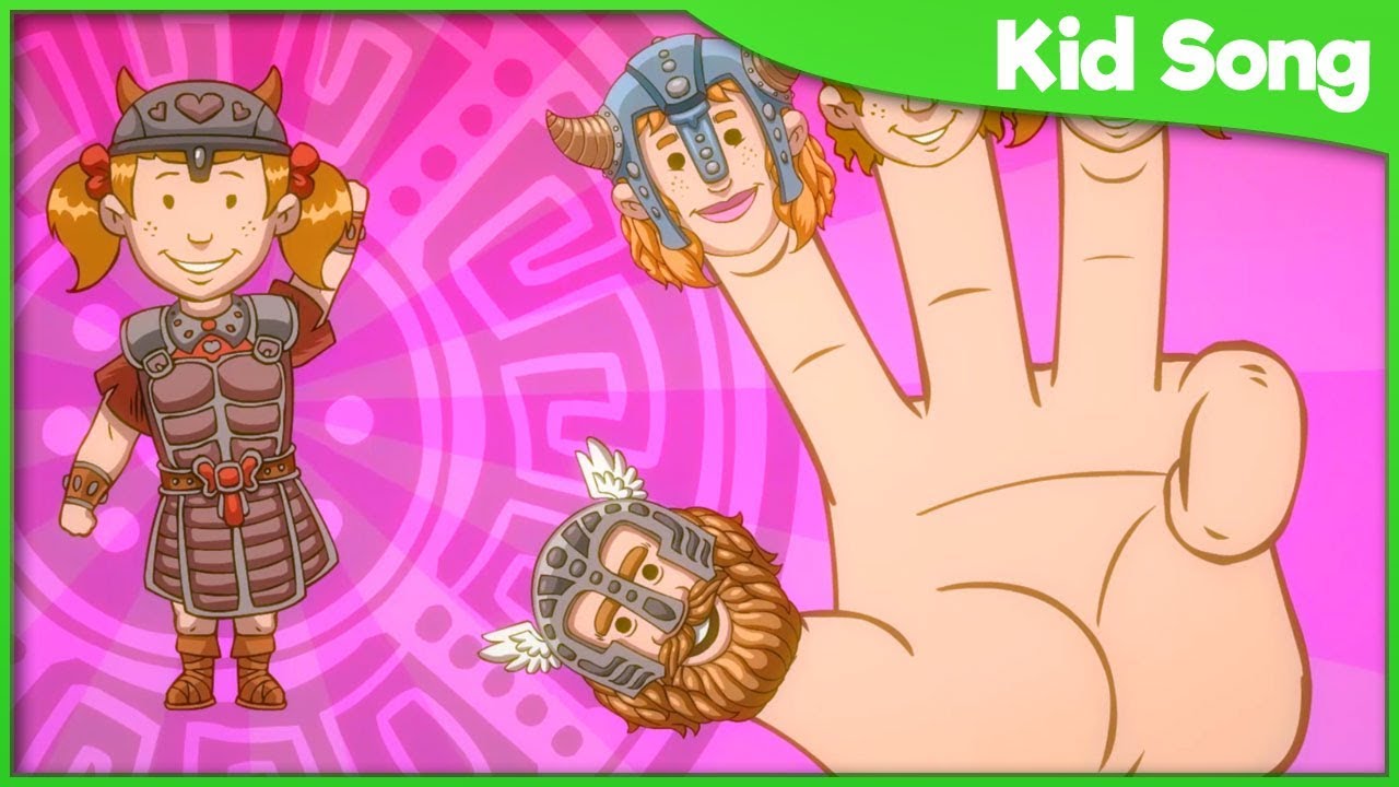 Finger Family Vikings Song For Kids YouTube